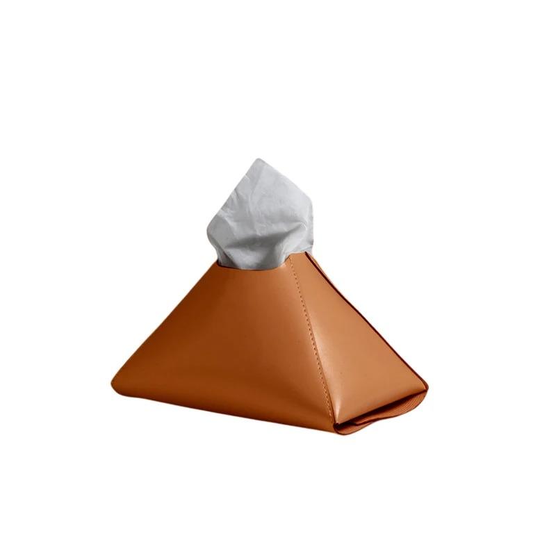1pc PU Leather Tissue Case Creative Luxury Simples Napkin Box Home Hotel Car Tissue Box Wholesale Gift