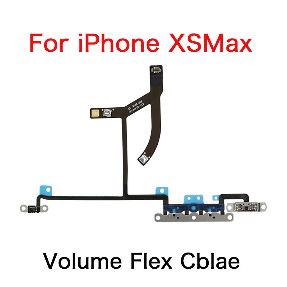 Power And Volume Button With Silent Switch Flex Cable For iPhone X XR XS 11 12 Mini Pro Max Repair Replacement