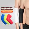 1 Pc Breathable Arm Support Sleeve Sun Uv Protection Basketball Running Fitness Armguards Sports Compress Elbow Pads Men & Women