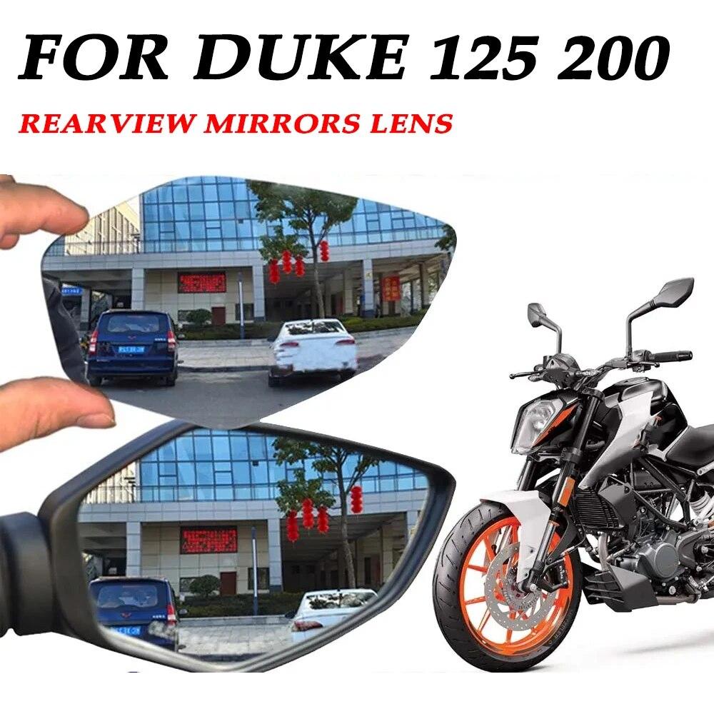 

Для KTM DUKE 125 200 DUKE 200DUKE DUKE125 аксессуары для мотоциклов, выпуклое зеркало, увеличивающее обзор, линзы зеркал заднего вида
