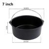 6/7/8inchAir fryer Baking Mould Non-Stick baking Basket Round for Oven AirFryer Baking Roasting Kitchen Accessories Dropshipping