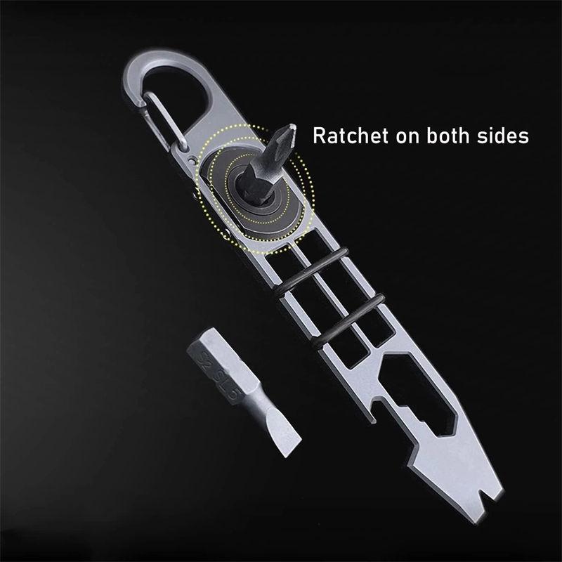 Bară de levier din oțel inoxidabil EDC Multi-unelte Compact Versatil Instrument de buzunar bară de levier Unelte GZW