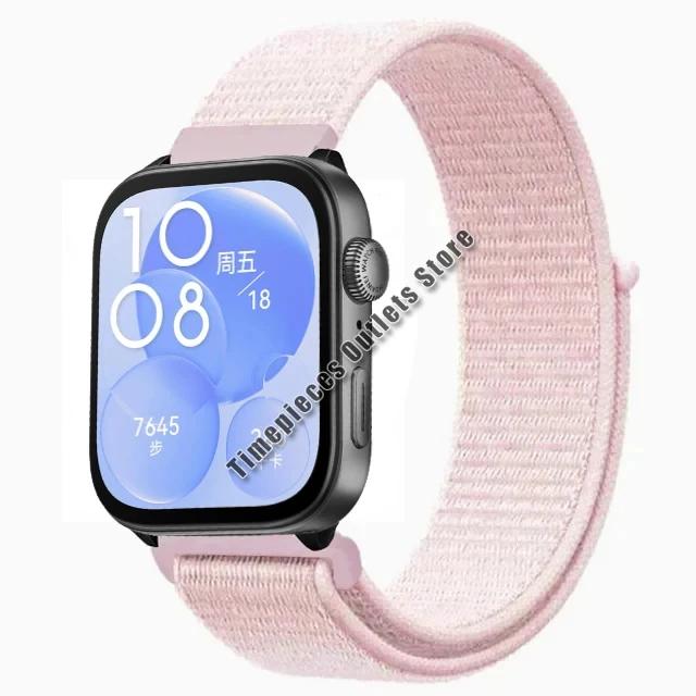 Nylon Loop Strap For Huawei Watch Fit 3 Sport Breathable Replacement Bracelet Wristband For Huawei Watch Fit 3 Belt Accessories