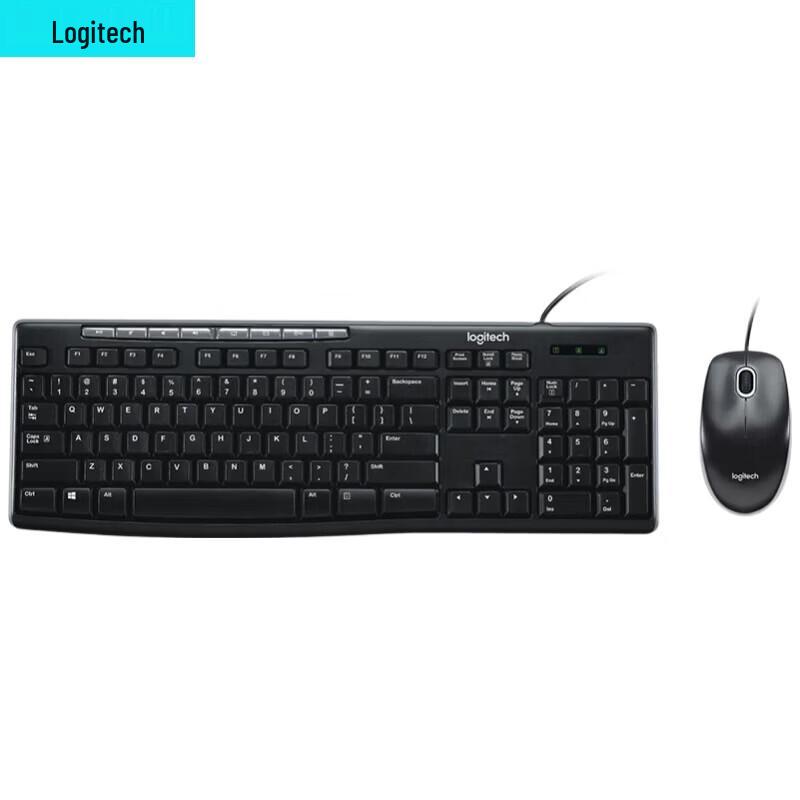 Logitech MK200 Wired Keyboard and Mouse Combo