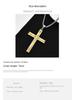 Two Color Cross Alloy Pendant