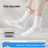 Unisex Odor-Resistant Summer Disposable Socks – Thin, Travel-Friendly, Mid-Calf Design for Daily and Military Wear.