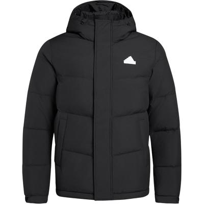 adidas Down Jackets Unisex Black Hooded Moderate Down Jacket KF6754-