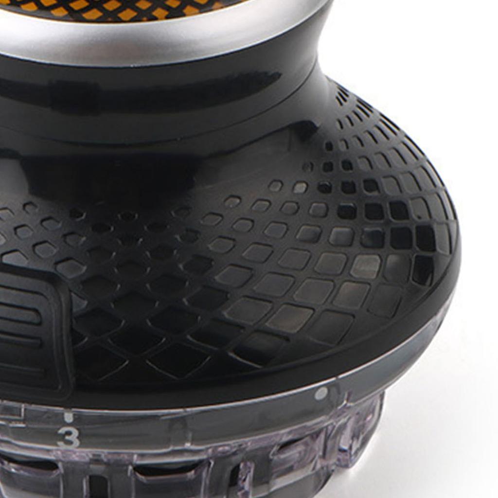 Elektrischer Haarschneider USB Wiederaufladbar 3 Stufen Schnittlänge LED Haartrimmer mit 2 Führungskämmen