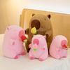Capybara Fruit Pull Rope Plush Toy Pillow Pp Cotton Filling Girl Birthday Gift