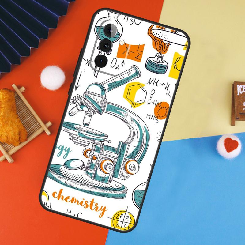 Vintage Chemie-Labor-Hülle Für Samsung Galaxy A54 A34 A14 A55 A35 A33 A53 A13 A23 A17 A06 A16 A56 A36 A52 A32 A15