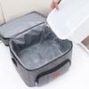 Double-Layer Insulated Picnic Bag - Large, Single Shoulder, Waterproof, Heat-Pressed, Fresh-Keeping, Outdoor Handheld.