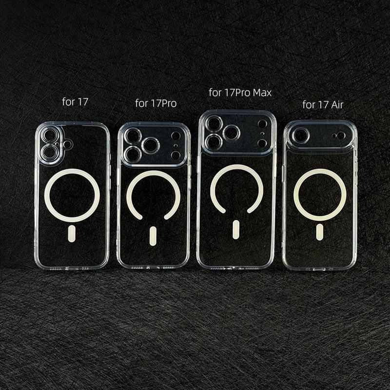 Apple 17 Promax Protective Transparent Case: All-Inclusive, Drop-Proof Phone Cover