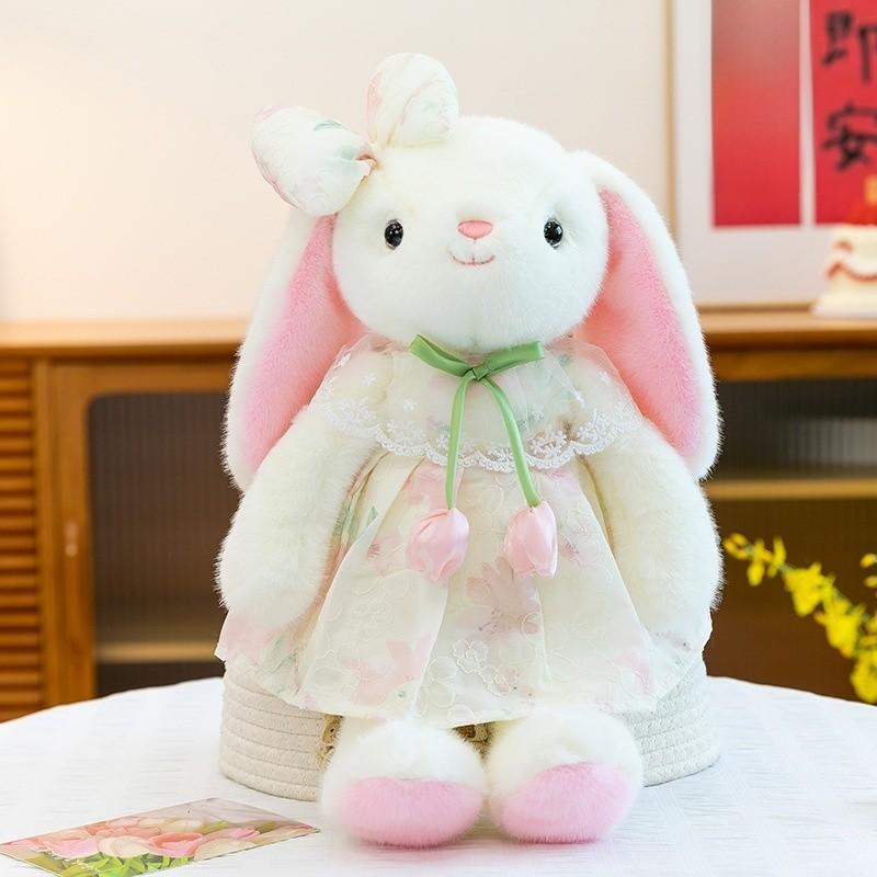 Cute Cartoon Bunny Plush Toy With Pp Cotton Filling For Kids And Giftgiving