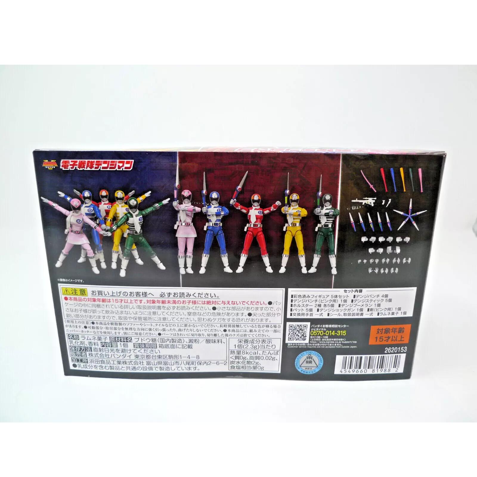 [НОВИНКА] Премиум Bandai SHODO DENJIMAN набор фигурок Power rangers Japan Action Hero — фото 4