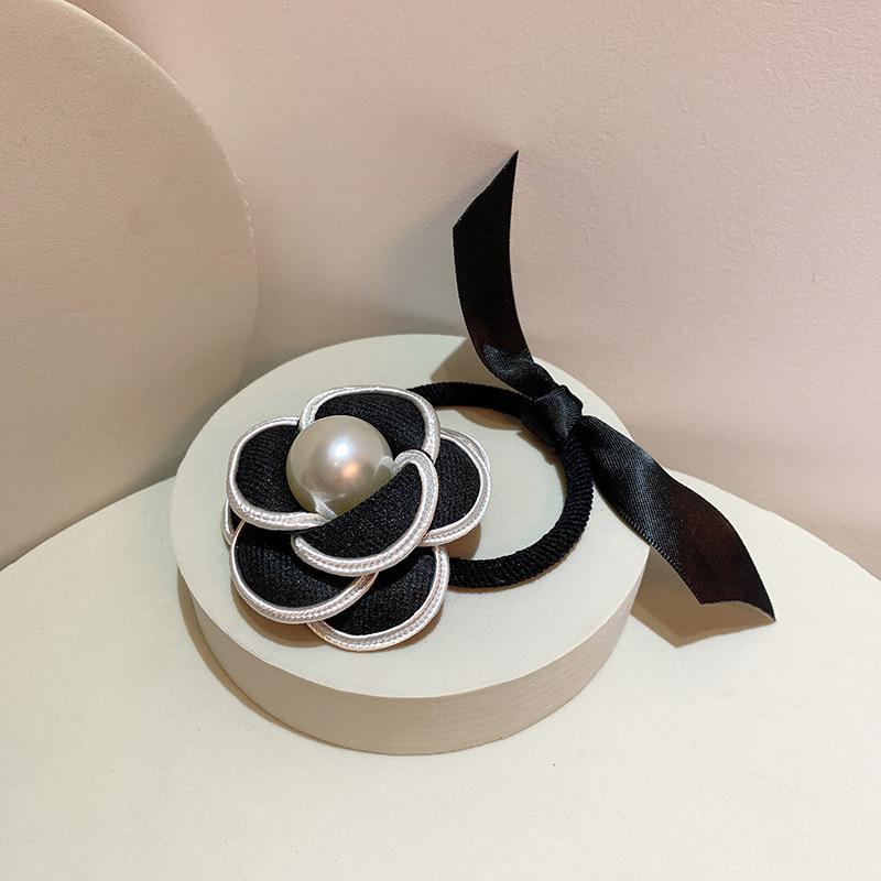 Kaméliová čelenka do vlasů pro ženy Gumička do vlasů Luxusní šperky Dámská čelenka do vlasů Dívčí perlové vlasové doplňky Vlasové šperky pro ženy