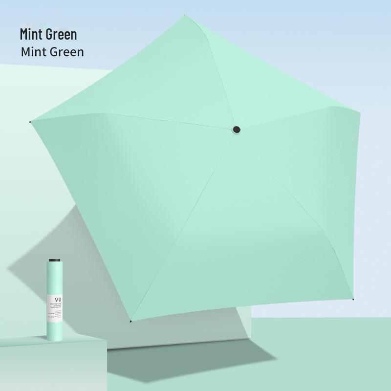 105g 5-Bone Carbon Fiber Ultra-Light Portable Sun Umbrella - Ultra-Thin, Anti-UV, Designed for Women