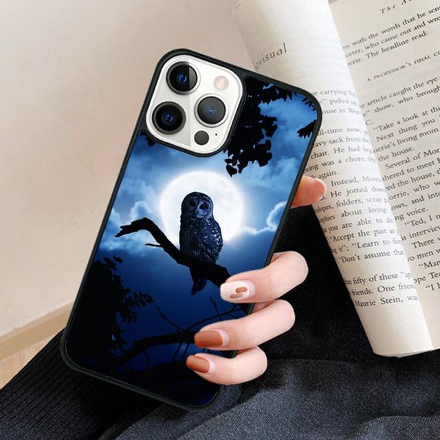 Bird Owl Nature Predator Phone Case Back Cover for iPhone 17 Air 16 15 14 13 11 12 Pro Max Plus Fundas Coque