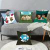 Cartoon D-Dinotaengs Cute Kawaii Cushion Cover Pillow Cover Home Sofa Living Decoration Room  Office Car Nordic Simplicity
