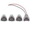 4x Fuel Injector Connector Fits 3 CX-3 CX5 MX5 Miata W/Skyactiv Technolgy