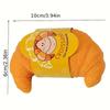 1PC Simulated Croissant Squishy Toy,Fake Bread Slow Rebound Stress Ball, Prank Squeeze Decompression Fidget Gift for Kids Adults