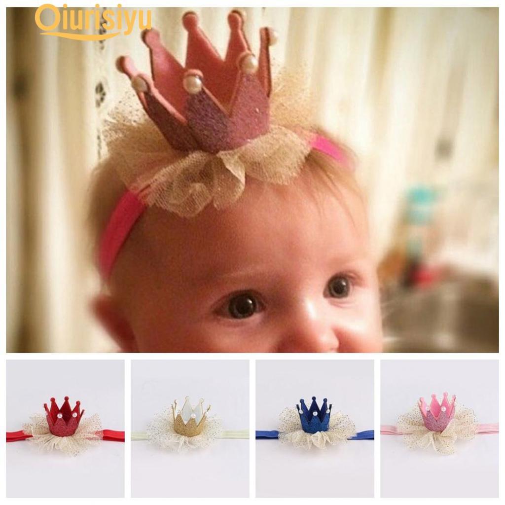 Girl Toddler Lace Crown Hair Band Headwear Headband Accessories Lady Favorite