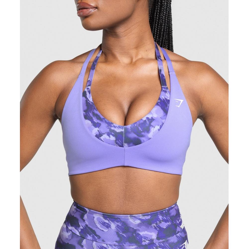 Gymshark Reps T Back sporTs Bra Record Purple Fresh Lilac B3b3d Pb89