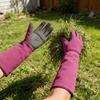 1 Paio di Guanti da Giardinaggio a Manica Lunga Anti-Spine per Potatura Rose e Protezione delle Braccia