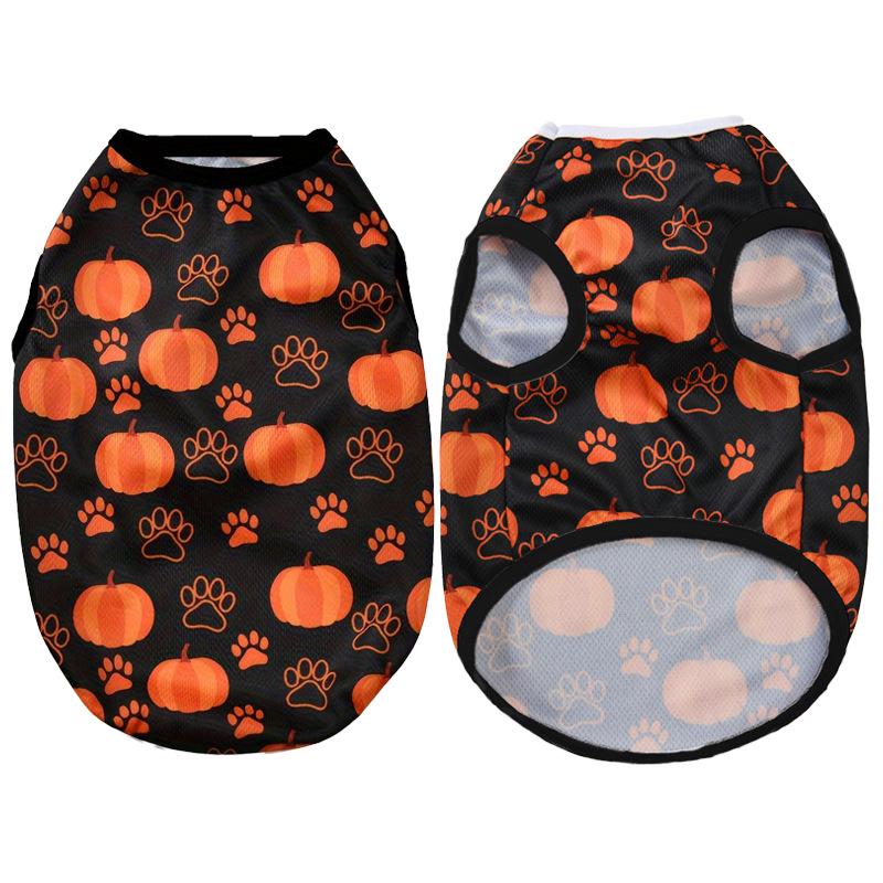 Pet Halloween Summer Vest: Spider, Devil, Pumpkin Designs
