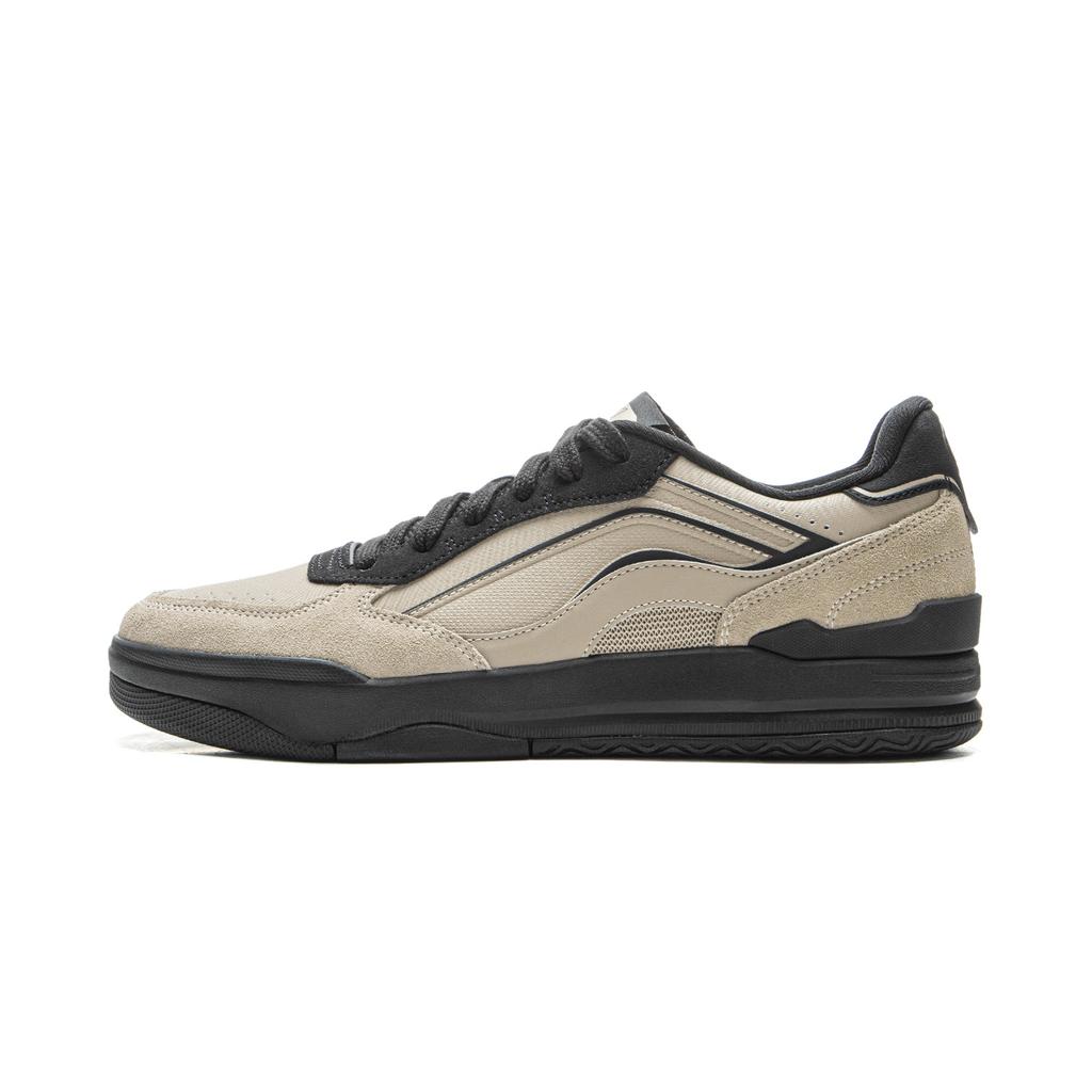 Li Ning Moon Glaze Slip Resistant, Abrasion Resistant, Breathable Low top Skateboard Shoes Men's Muted Grass Black AGCV333-5