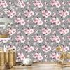 Wallpaper Fashionable flowers and roses for the living room and bedroom 50x1000