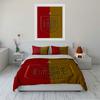 Spanish Flag Crest Bedding Set Bedding Duvet Cover Set Duvet Cover Pillowcases Home Decor (1 * Duvet Cover 2 * Pillowcases, without duvet insert)