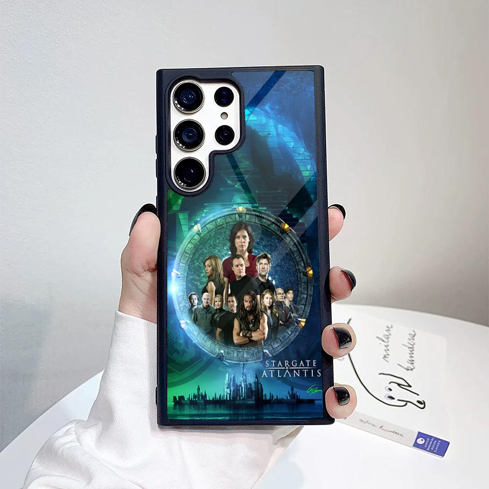 

S-Stargate A-Atlantis Phone Case For Samsung Galaxy S26 S25 S24 S23 S22 S21 S20 FE Edge Pro Plus Ultra PC+TPU Cover Galaxy S20 FE