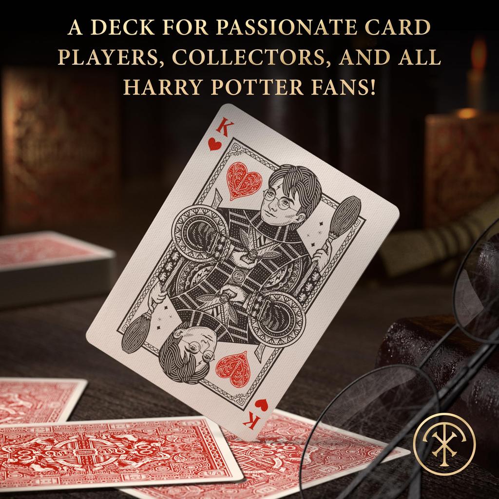 Theory11 Harry Potter Playing Cards Red - (Gryffindor)