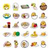 50pcs Cute Lazy Egg Waterproof Stickers for Luggage, Scooters, Computers, and Tablets