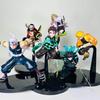 Figurine Anime Demon Slayer Tanjirou Agatsuma Zenitsu Kyoujurou Modèle Anime Figurine d'Action PVC Jouet de Collection pour Enfants Cadeau