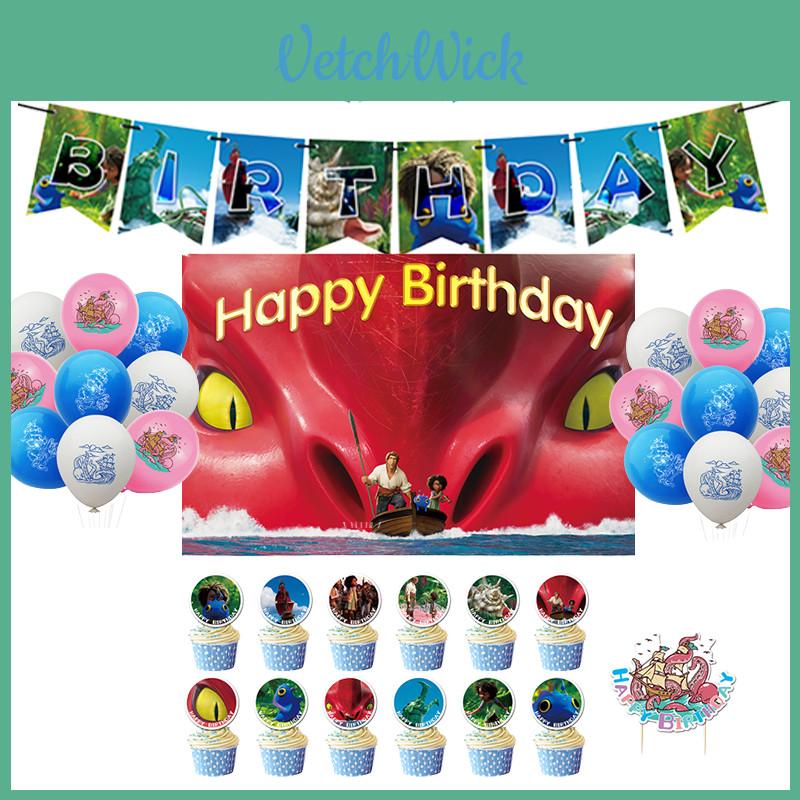 Kit di Decorazioni Valutate per Festa di Compleanno Bestia Marina per Festa a Tema per Bambini