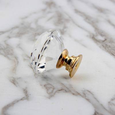 20/25/30/40 χιλιοστά πόμολα ντουλαπιού σε σχήμα διαμαντιού, ανθεκτικά στη φθορά Ευρεία εφαρμογή Μοντέρνα, εξαιρετικά ανθεκτικά συρτάρια