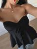Summer New Women's Clothing High-end Sweet and Spicy Style Tube Top, Slim-fitting Sleeveless Top