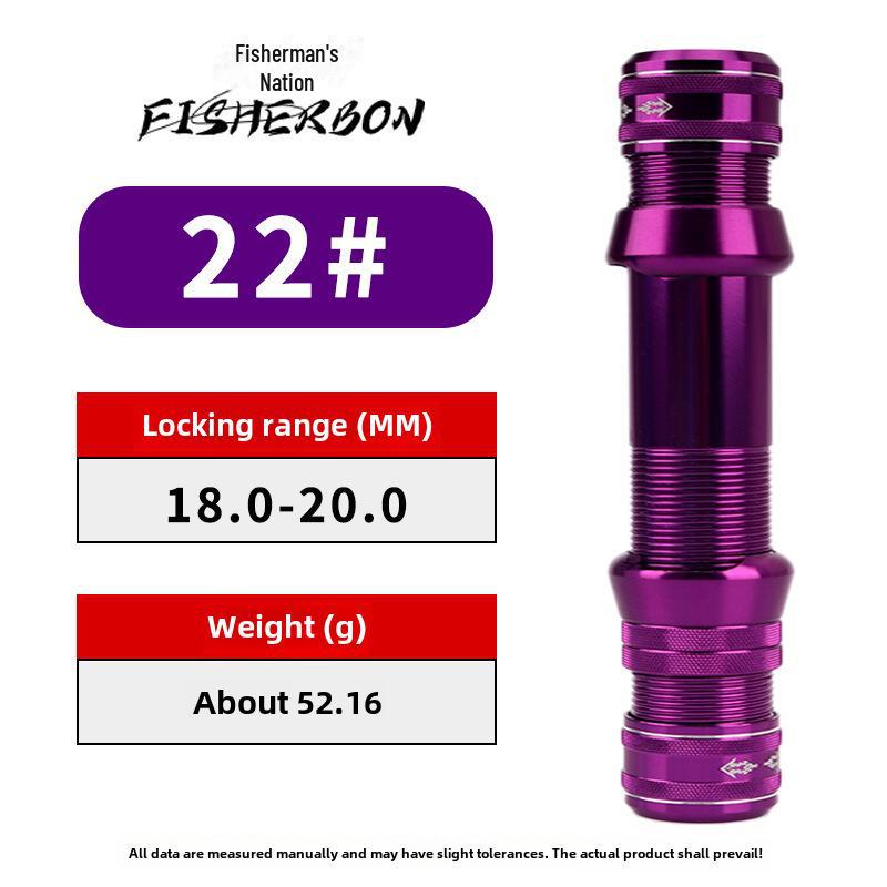 Retractable All-Metal Fishing Rod Seat with Self-Locking Mechanism