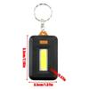 Mini COB Taschenlampen Leistungsstarke 3W Helle COB Taschenlampen Tragbares Taschen-LED-Licht Schlüsselanhängerlicht Drei Modi