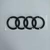 4Ring Logo For 3R A4 2020-2024 2007-2019 2004-2006 Quarrto ABS Glossy Black Car Front Bonnet Grill Badge Rear Trunk Sticker 5T uj90