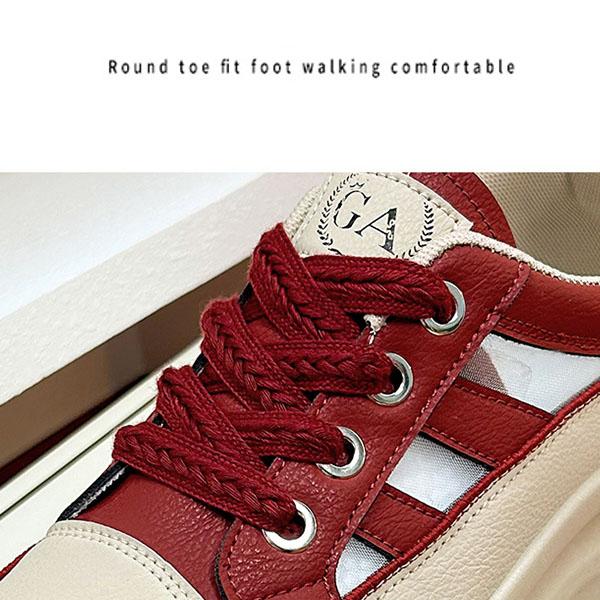 Summer Thick Sole Women's Sports Shoes Hollow Breathable Non Slip Women's Casual Shoes