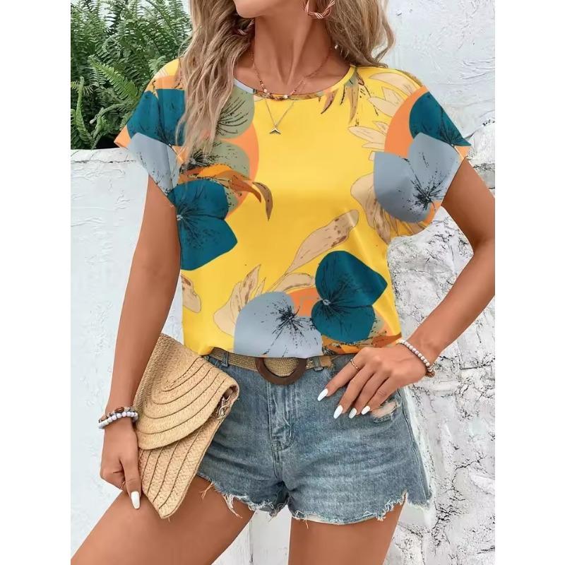 Women's T shirt Tee Graffiti Daily Weekend 3d Print Short Sleeve Fashion Crew Neck Tops Summer&Spring Harajuku t-shirt for girls