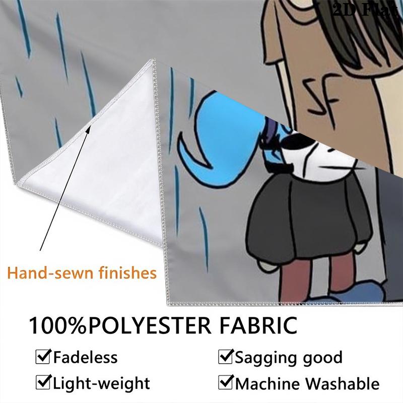 Sally face Wandteppich Ästhetischer Wandbehang Bedruckter Stoffdecke Dekorative Wandteppiche für Schlafzimmer Wohnzimmer Heimdekoration