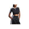 Adidas Originals Short Sleeve Crew Neck T-Shirt Women Tops Black IU2532
