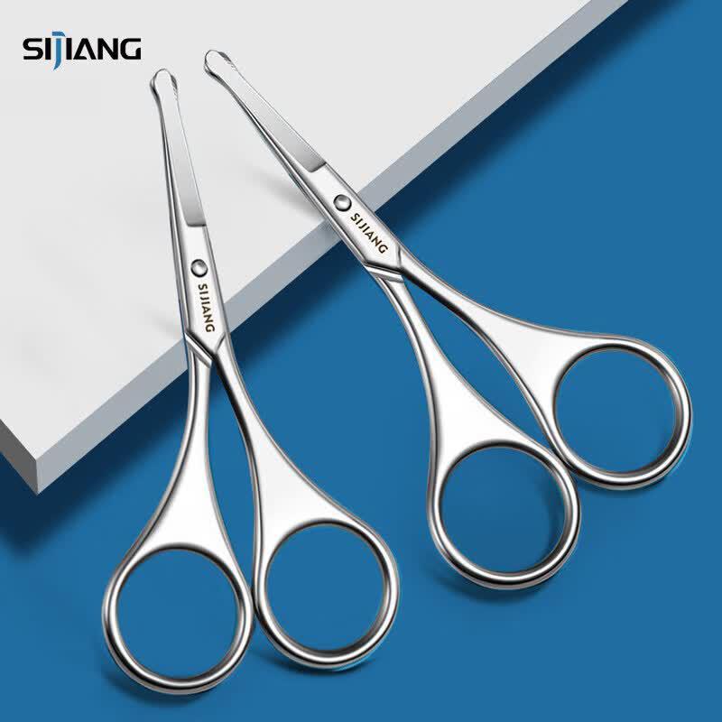 LIEIS Round Head Nose Hair Trimming Scissors