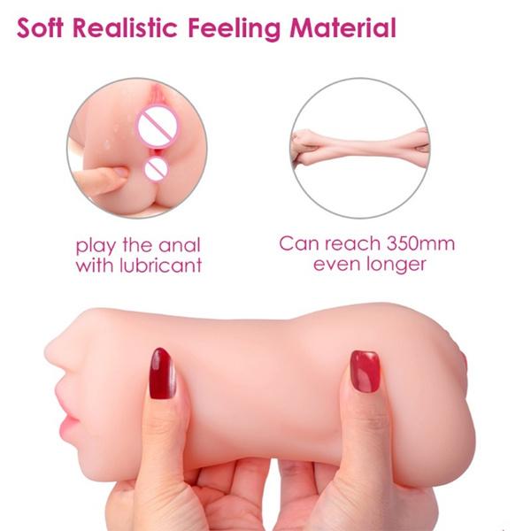 Double Point Name Mouth Masturbation Anime Airplane Cup TPE Inverted Mold Sexy Toy