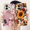 For Vivo Y39 Y300i 5G Phone Case Cute Rabbit Liquid Soft Silicone Bumber Shell For VivoY300i V2444A Capa Y 39 5G Back Cover