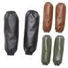 1 Pair Arm Sleeves Imitation Leather Waterproof Oil-Proof Arm Sleeves 40cm Long Elbow Protection Kitchen Garden Cleaning Sleeves