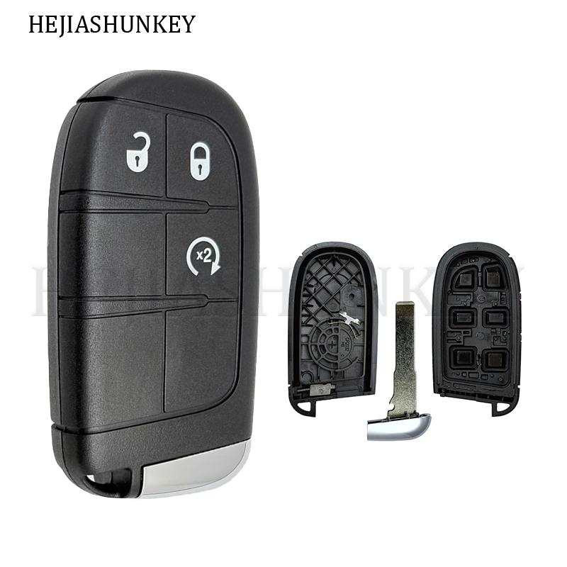 Sip22 Blade 2/3/4/5 Button Smart Replacement Remote Key Shell Case For Jeep Grand Cherokee Dodge Charger Chrysler 300 Ram 1500